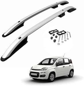 CHROMEMASTER | Barre trasversali da Tetto | Compatibili con Fiat Panda 2012+ ; Sono utilizzate per il montaggio di portapacchi, box da tetto o portabiciclette | Costruzione in alluminio