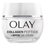 Olay Collagen Peptide Face Moisturiser Day Cream SPF 30, Skincare with Niacinamide 99% Purity and Antioxidant Vitamin E Advanced Anti Aging Skin Care: Strengthens, Restores, Hydrates, 50ml