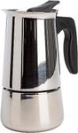 HOLISTIC Stovetop Espresso Maker | Moka Pot | Percolator Italian Coffee Maker | Classic Cafe Maker | 430 Stainless Steel | Makes Delicious Coffee | Suitable For Induction Cooker