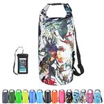 OMGear Waterproof Dry Bag Backpack Waterproof Phone Pouch 40L/30L/20L/10L/5L Floating Dry Sack for Kayaking Boating Sailing Canoeing Rafting Hiking Camping Outdoors Activities