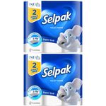 Selpak Super Soft Toilet Paper - Pack of 18 Rolls