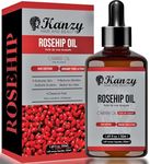 Kanzy Rosehip Oil for Face 50ml - 100% Pure, Natural, Cold-Pressed Rosehip Seed Oil for Skin, Hair & Nails | Hydrating, Nourishing & Moisturizing Face Oil