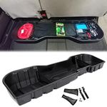 ECOTRIC GM Underseat Storage Box for 2007-2019 Chevy Silverado or GMC Sierra Crew CAB Compartment in Black New