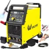 Weldpro TIG Welder AC/DC 200A with Pulse, Aluminum TIG Welder 110V/220V with CK17 TIG Torch AC TIG/DC TIG/AC PULSE TIG/DC PULSE TIG/Stick 5 in 1 MultiProcess Welding Machine with Foot Pedal