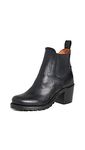 Frye Women's Sabrina Chelsea Boot, Black Oil Tanned Full Grain, 7.5 UK