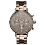 MVMT Analogue Quartz Watch for Women with Rose Gold Coloured Stainless Steel Bracelet - D-FC01-TIRG