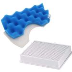 1pc HEPA Filter Kit, H11 Dust Filter HEPA Filter + 1 set Blue HEPA Filters, Sponge Filter Pad Vacuum Cleaner Accessories Dust Filters Kit for Samsung SC4300 SC447 VC-B710W