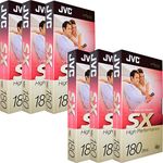 6 x 3Hrs High Quality JVC Blank VHS