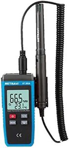Metravi HT-305A Digital Temperature and Humidity Meter with extendable spring cable