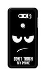 NalamiCases® Angry Eyes Don’t Touch My Phone Back Cover Case for LG V30, LG V30+, H930, H930DS, H933, H931, H932, VS996, US998, LS998U Back Cover -(V3) DNL2022