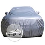 NEODRIFT 'CrystalTech' Car Cover for Renault Duster (100% Water-Resistant, All Weather Protection, Tailored Fit, Multi-Layered & Breathable Fabric) (Colour: Crystal Silver)