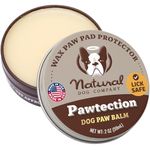 Natural Dog Company - PawTection | Dog Paw Balm Stick, Defend Dog Paws from Heat, Salt, Snow, Soothe Paw Damage, Organic, All Natural Ingredients 2oz/59ml Tin