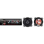 JXL-410BT Car Stereo 220W Universal Fit Single Din Mp3 Car Stereo with Dual USB Ports/Bluetooth/Hand