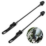 LLMSIX 2PCS Quick Release Bike Skewer Bicycle Wheel Hub Front and Rear Skewers Quick Bicycle Hub Hollow Axle Release Bike Skewer for MTB Road Mountain Cycle Bike