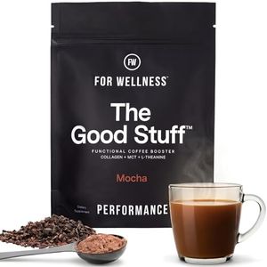 The Good Stuff | Mocha Coffee Booster | Healthy Coffee Creamer for Focus & Energy | Keto, Non-Dairy Creamer Powder with MCT Oil, Collagen & L-Theanine | 30 Servings