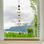 9Dzine Metal 3 Layer Bell Wind Chimes for Home Decor Items | Wall Decoration Items for Living Room Bedroom Balcony Outdoor Window Garden | Gifts for Housewarming