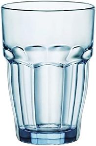 Bormioli Rocco Rock Bar Lounge Long Drink Glasses, Ice, 12-1/2 Oz, Set of 6