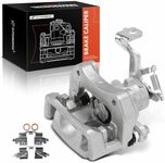 A-Premium Disc Brake Caliper Assembly with Bracket Compatible with Select Pontiac and Toyota Models - Matrix 2009-2013, Vibe 2009-2010, L4 2.4L - Rear Right Passenger Side