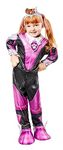 Rubie's Toddler Paw Patrol 2: The Mighty Movie Mighty Skye Costume Jumpsuit and Headpiece, As Shown, 4T