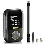 Fanttik X8 Portable Tire Inflator, Lightweight for Motorcycle tire, Cordless Air Compressor Pump, Rechargeable Battery, 150PSI with Digital Screen and LED for E-Bike, Bicycle, Car