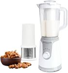 40oz Nut Milk Maker, Filterless Milk Machine with 8 Stainless Steel Blades - Multi-Function Plant-Based Milk Maker for Oat, Soy, Cow, and Dairy-Free Beverages