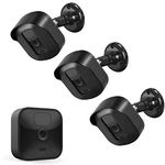 AOTNEX Blink XT2/XT Camera Wall Mount Bracket,3 Pack Full Weather Proof Housing/Mount with Blink Sync Module Outlet Mount for Blink Outdoor Indoor Cameras Security System (3 Pack, Black)