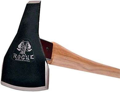 Rogue Hoe 6 Inch Steel Triangle A Blade Fire Trail Hoe with Hickory Wood Handle