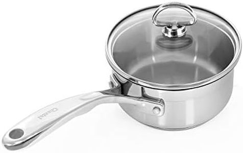 Chantal SLIN35-140 Induction 21 Steel Saucepan, 1 quart, Stainless
