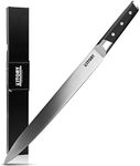 Kitory Slicing Carving Knife -Meat Cutting and BBQ Knife - 12" Brisket Knife for Turkey -Forged German High Carbon Steel- Ergonomic PakkaWood Mirror Finish Handle Design, 2024 Grilling Gifts for Men