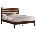 Coaster Home Furnishings Serenity Queen Bed Rich Merlot Panel, Brown