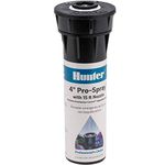 Hunter Company St. RTL2001PROS0415A Hunter Pro 4" Pop-up Sprinkler with 15' Adjustable Spray and Nozzle. Set of Four