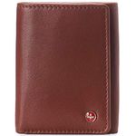 alpine swiss Mens Leon Trifold Wallet RFID Safe Genuine Leather Comes in a Gift Box Tan