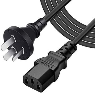 ArtiConnex|™ IEC 320 C13 Computer Power Cord with Blade-Type receptacles and 3-Prong Australia Plug, 18 AWG Power Extension Cable for PCs, Monitors, Power adapters and More (2-Meter / 6.6ft)