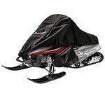 Tough Cover Snowmobile Cover - Standard Size - Premium Edition - Snowmachine Sled Accessories - Waterproof and Durable, Fits Polaris, Ski-Doo, Yamaha, Arctic Cat - Trailerable - Black
