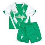 Umbro Kids WB Home MiniKit Shorts T-Shirt Set Green 6-12 Months