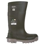 Pioneer V4240140-11 Minus 50 Degree Composite Toe Polyurethane Work Boot, Green, 11