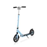 Globber NL Series Scooter | 2-Wheel Kick Scooter for Adults & Kids 8+ | Foldable Kick Scooter with Safe, Non-Slip Deck & Premium Brakes | 3 Height Adjustable Big Wheel Scooter for Boys & Girls