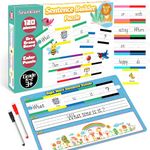 SeunKieer Sentence Building, Sight Word Builder Cards for Early Reading, Speech, Writing, and Language Practice for Kids Kindergarten 1st 2nd Grade Classroom