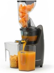 Wonderchef Regalia Full Fruit Cold Press Slow Juicer | 55 Rpm Slow Juicer Retains Higher Nutrients | 240 Watts Powerful Dc Motor | Easy To Clean | 5-Year Motor Warranty