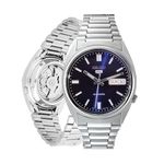 Seiko Men's SNXS77 Seiko 5 Automatic Blue Dial Stainless-Steel Bracelet Watch