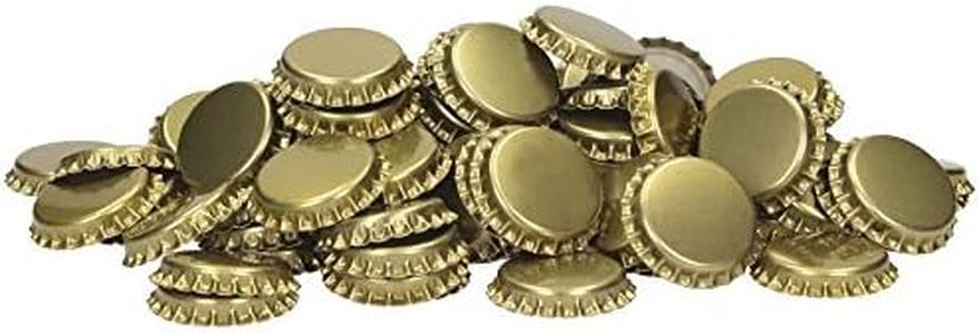 Lot de 1000 bouchons de couronne - 29 mm - Or - Avec insert en mousse - Jusqu'à 4 bar - Spécialement conçus pour les brasseries amateurs, la brasserie, la bière