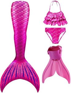 DNFUN Girls Mermaid Tails for Swimming