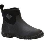 Muck Boots Men's Muckster II Ankle Pull On Waterproof Ankle Boot, Black, 9