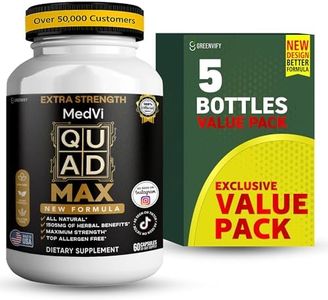 GREENVIFY MedVi Quad Max Maca Root Supplement, 60 Capsules, Non-GMO, Vegan Friendly, Gluten Free (5)