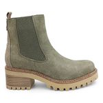 Blowfish Malibu Women's Leven Chelsea Boot, Green, Size 7