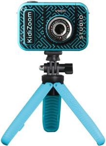 VTech Kidizoom Studio - Kid's Digital Video Camera, Green Screen, Special Effects, Backgrounds - 531883- Blue