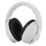 mumba Baby Ear Protection Noise Cancelling Headphones for Babies and Toddlers Baby Earmuffs - Ages 3-24+ Months (White)