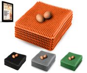 Roosty's Chicken Nesting Box Pads x6 | Easy Washable | Raising Poultry Ebook Included | for Chicken Coops, Nesting Pads, Chicken Bedding Accessories (Orange)