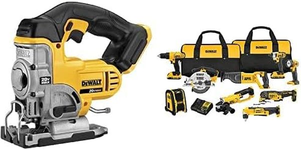 DEWALT DCK940D2 20V MAX Lithium Ion 9-Tool Combo Kit with DCS331B 20-Volt MAX Li-Ion Jig Saw (Tool Only)