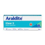 Araldite KLEAR 90g (5 minute transparent epoxy adhesive), 16.51 cms X 6.6 cms X 2.54 cms